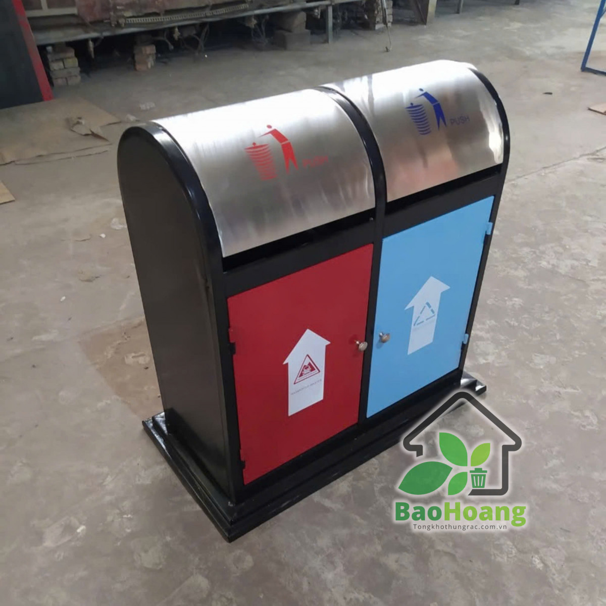 Thùng Rác Công Cộng A48-O - Ảnh 2