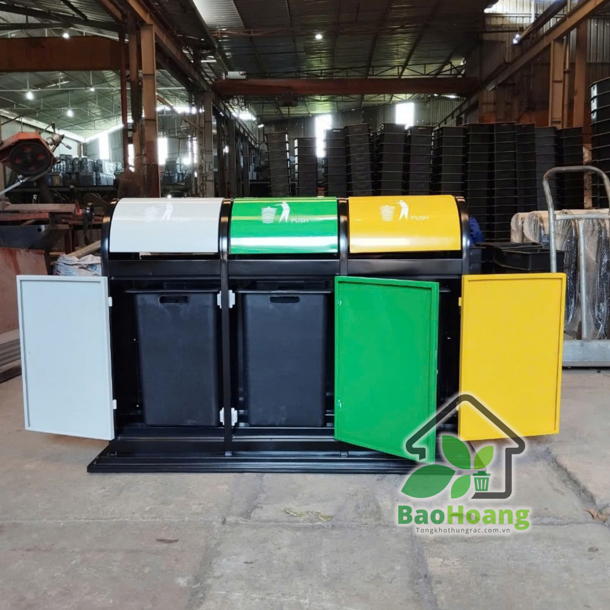Thùng rác công cộng A58-3N - Ảnh 5