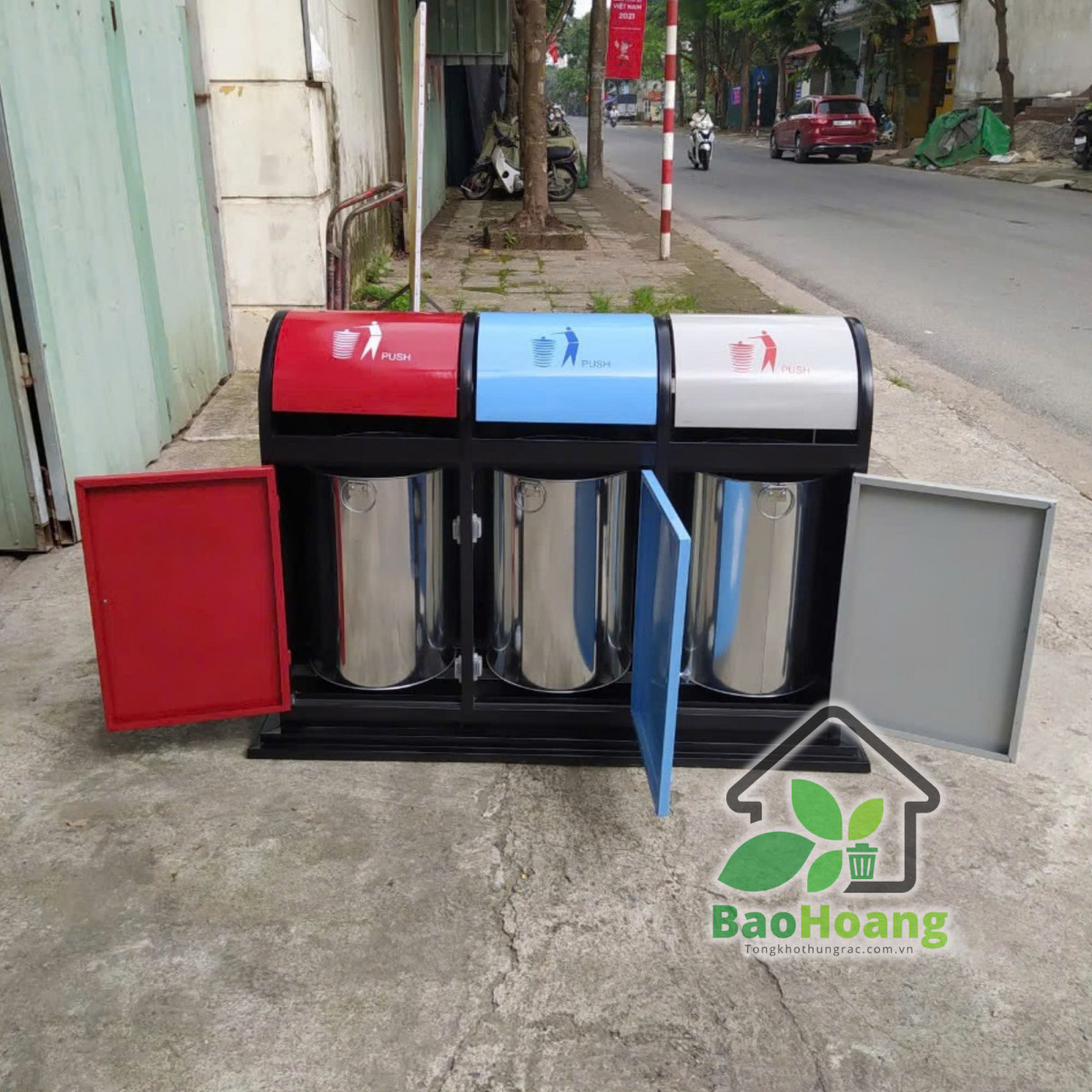 Thùng rác công cộng A58-O - Ảnh 7