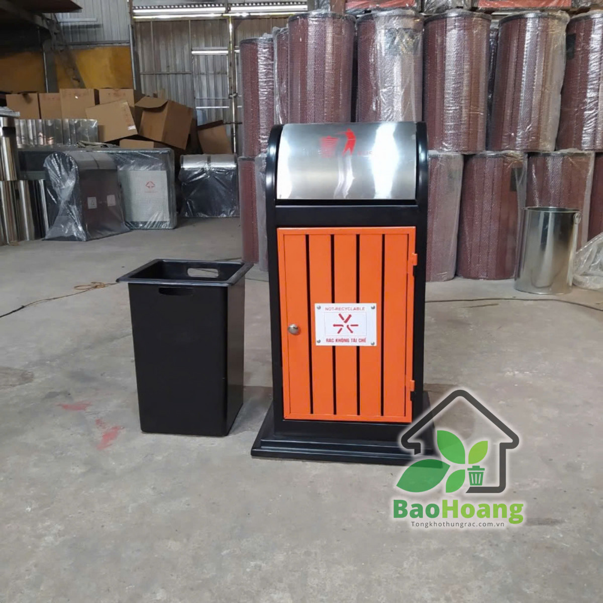 Thùng rác công cộng A78-B - Ảnh 2