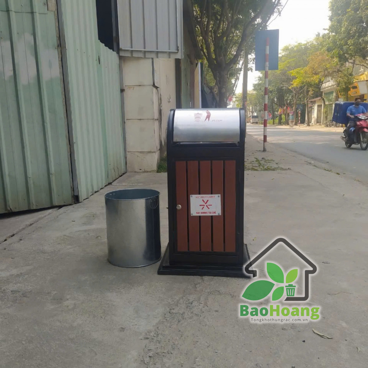 Thùng rác công cộng A78-B - Ảnh 6