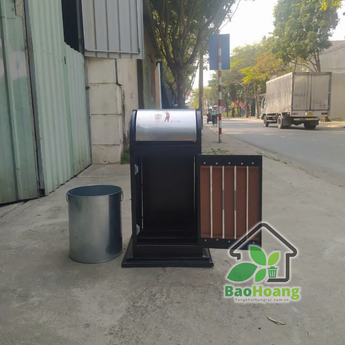 Thùng rác công cộng A78-B - Ảnh 7