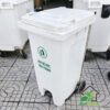 Thùng rác trắng 120L
